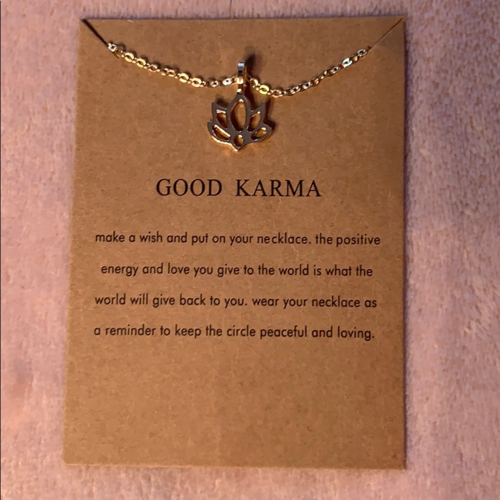 NWT Good Karma Necklace